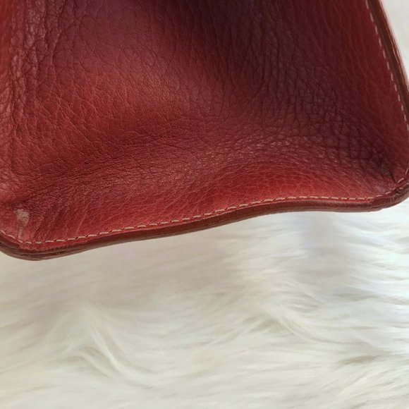 Dolce & Gabbana Cognac Pebbled Leather Satchel - Picture 9 of 16